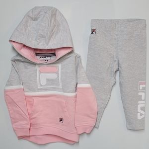 Size 2T FILA Sweatshirt & Leggings set! NWT